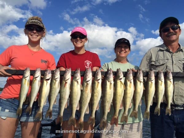 Walleye fishing on a calm Minnesota morning