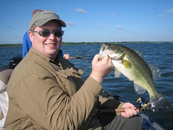 Largemouth bass from Minnesota waters