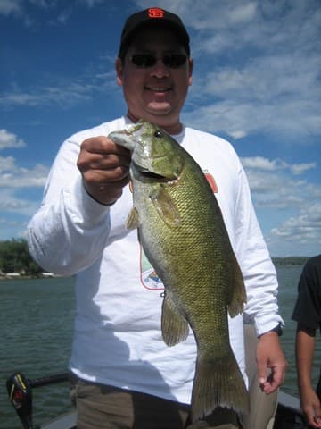 Another bass in the boat