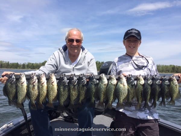 Nice panfish on a guided outing
