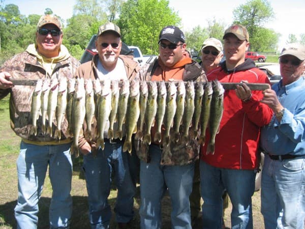 Beautiful walleye caught on Minnesota lake
